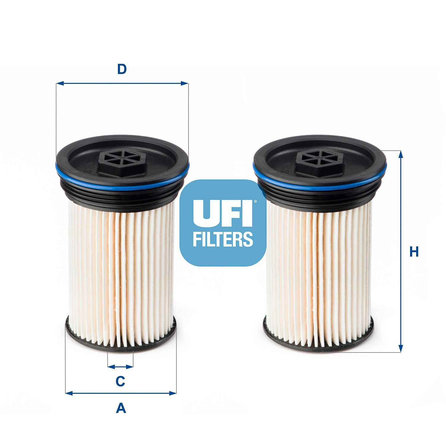 UFI 26.071.00 Fuel filter Filter Insert