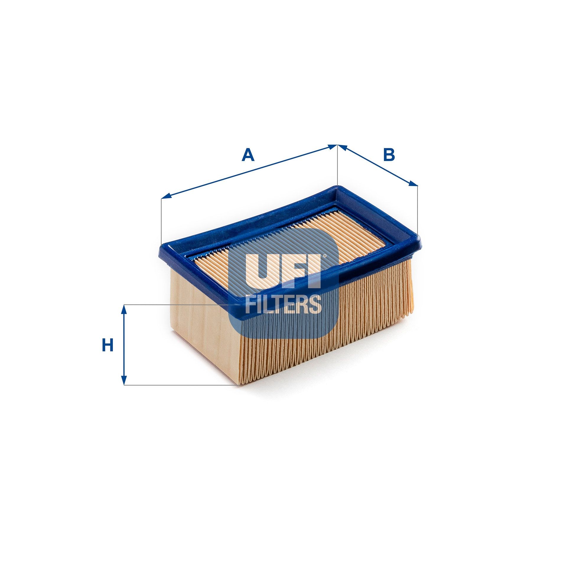 UFI 30.271.00 Air filter 52,5mm, 81mm, 126mm