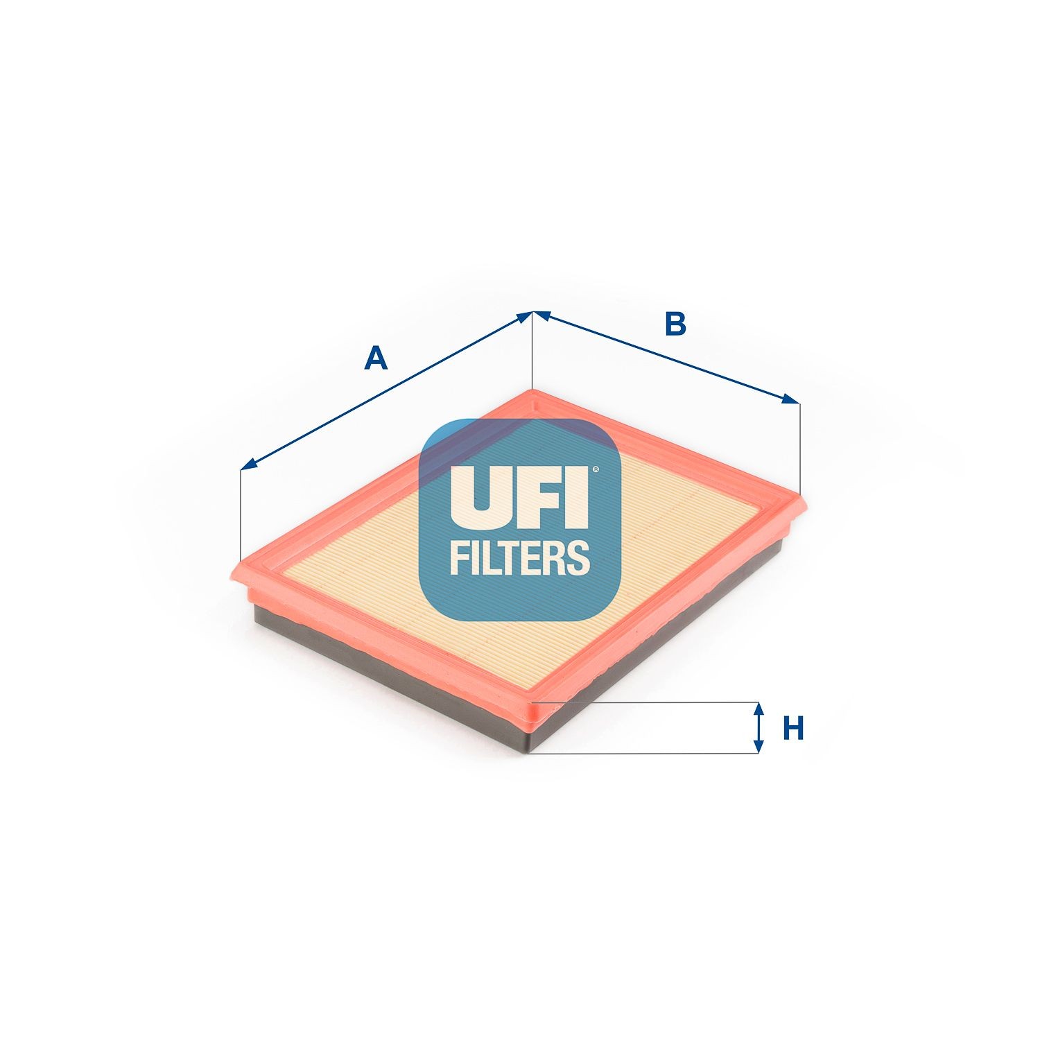 UFI 33mm, 167,5mm, 225,5mm, Filter Insert Length: 225,5mm, Width: 167,5mm, Height: 33mm Engine air filter 30.481.00 buy