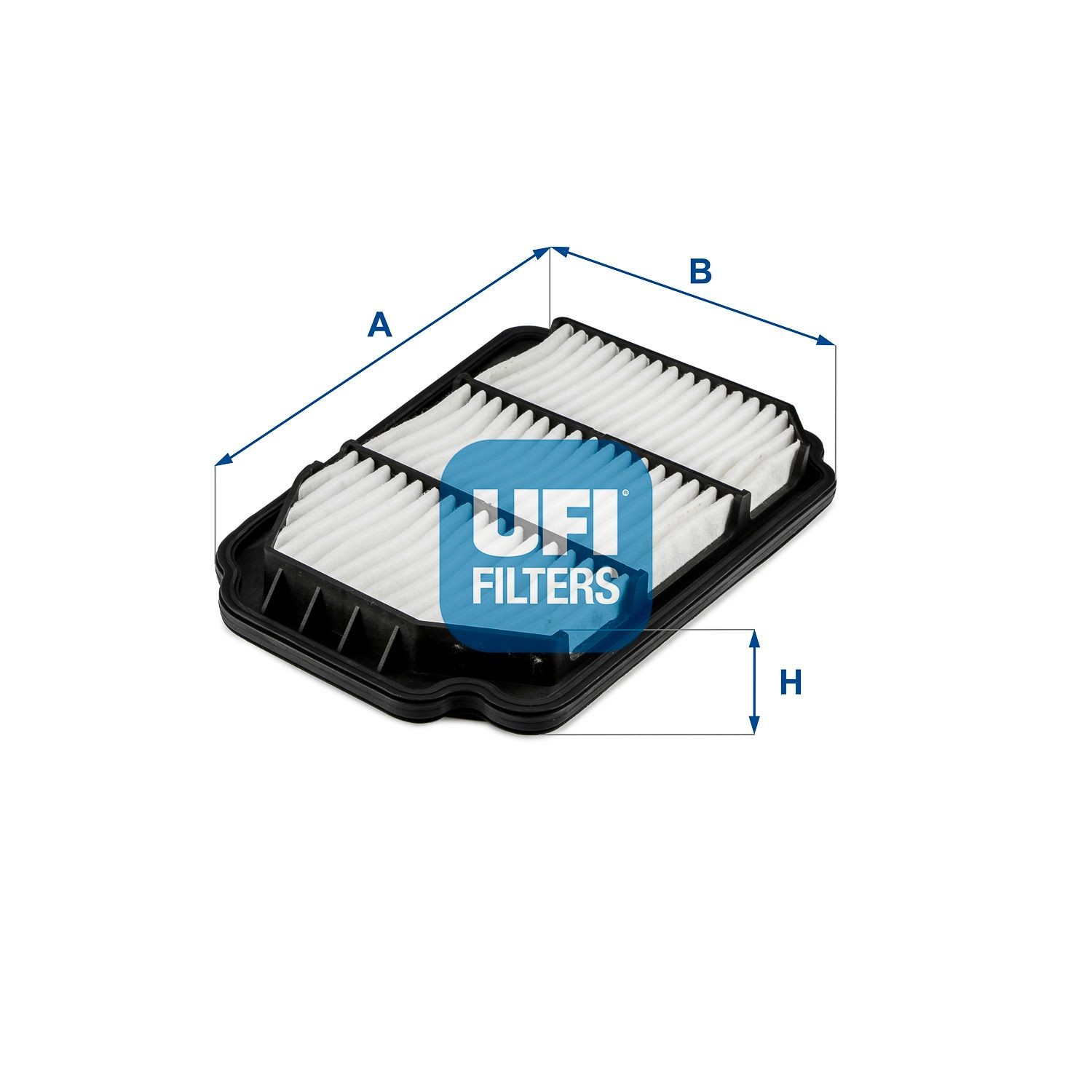 UFI 30.676.00 Air filter 42,5mm, 288mm, 198,5mm, Filter Insert