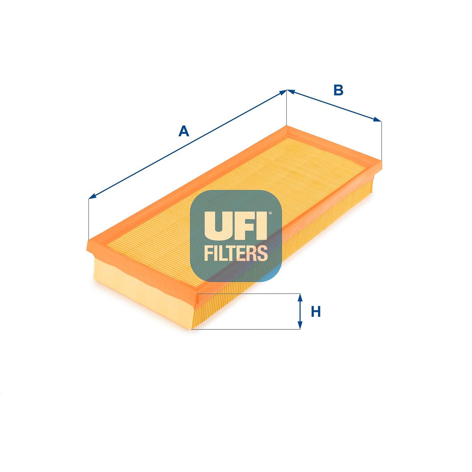 30.718.00 UFI Air filters PEUGEOT 44mm, 136mm, 351mm, Filter Insert