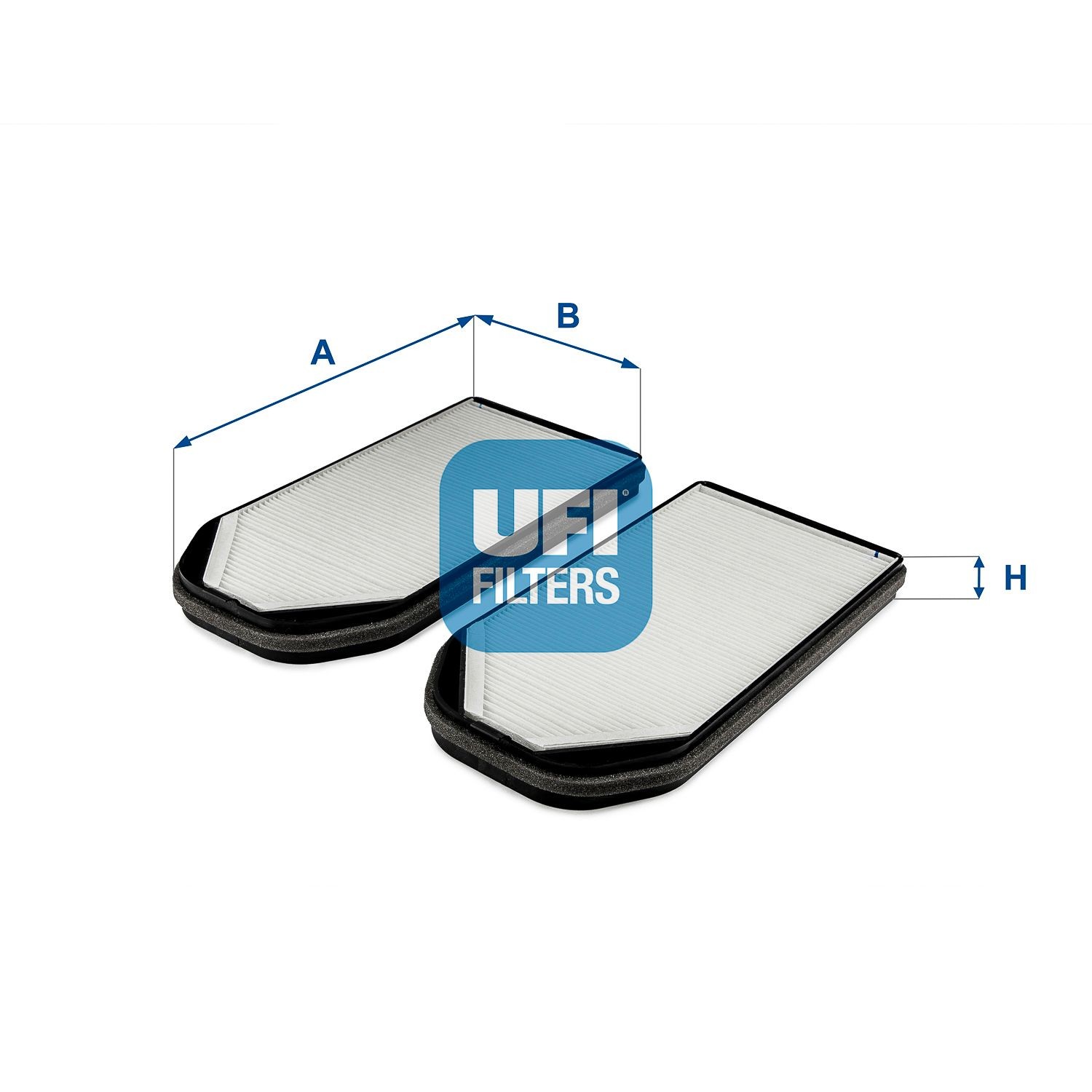 UFI 53.318.00 Pollen filter Particulate Filter, 369 mm x 181 mm x 30 mm