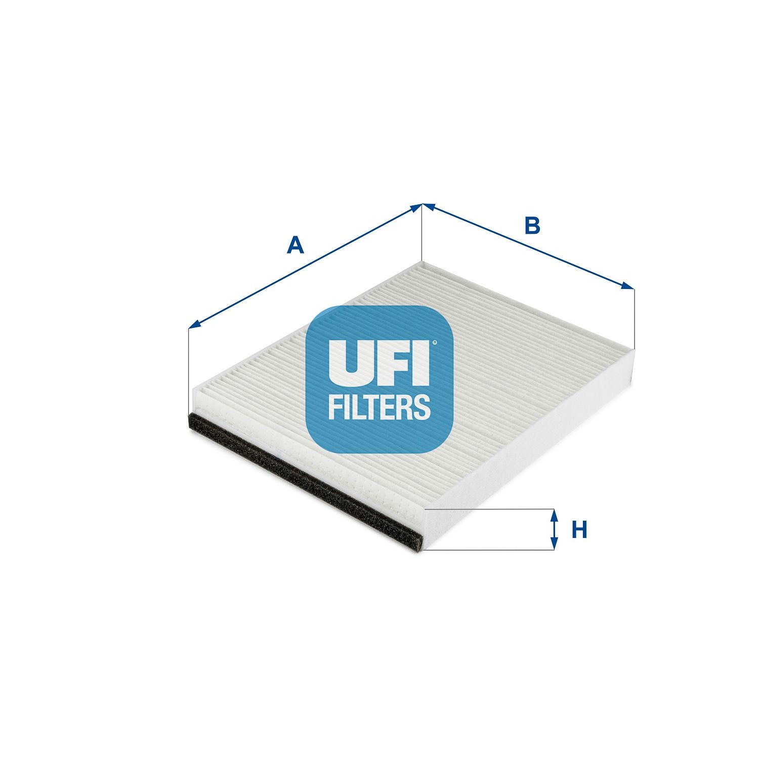 UFI Particulate Filter, 248 mm x 189 mm x 30 mm Width: 189mm, Height: 30mm, Length: 248mm Cabin filter 53.320.00 buy