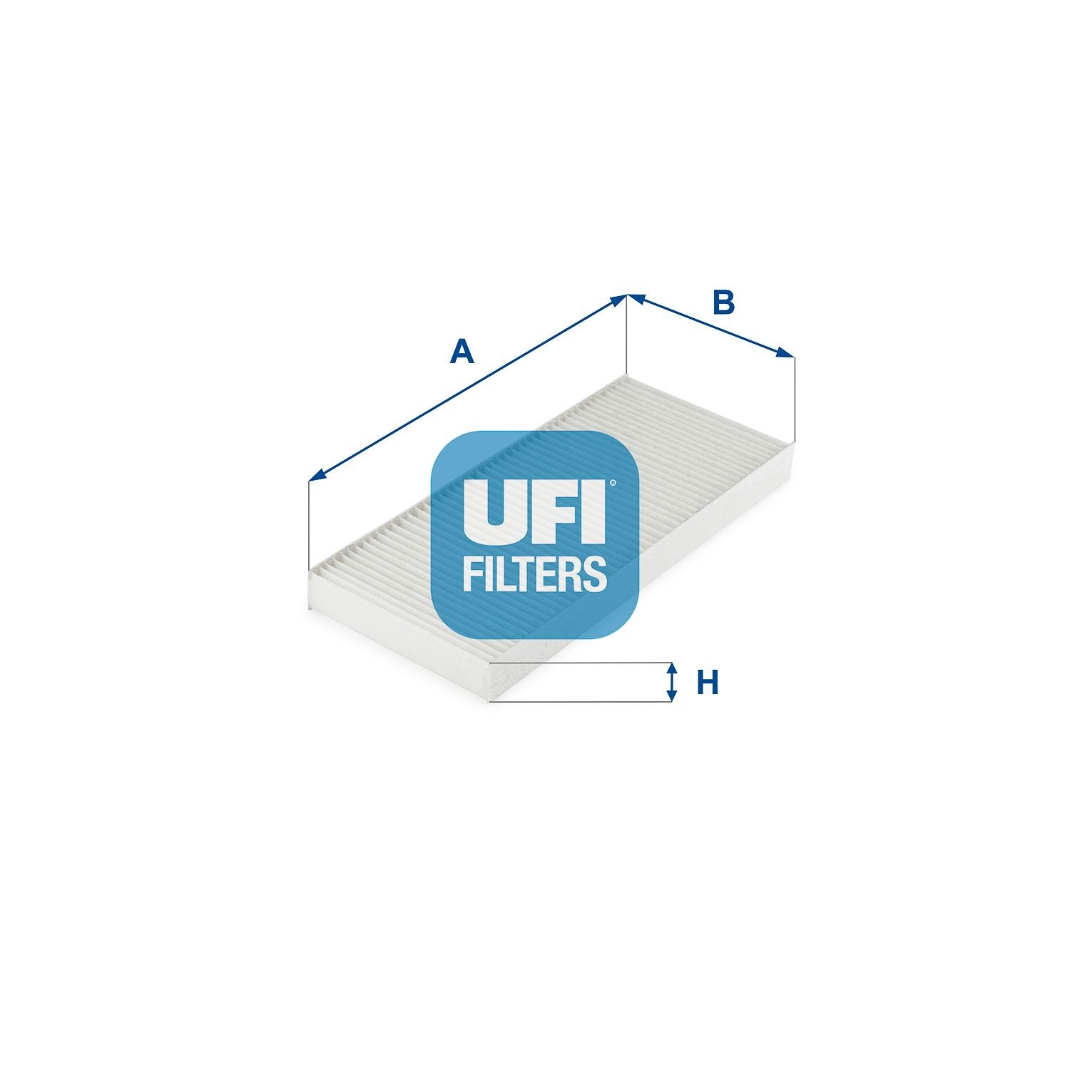 UFI Particulate Filter, 230 mm x 99 mm x 20 mm Width: 99mm, Height: 20mm, Length: 230mm Cabin filter 53.328.00 buy