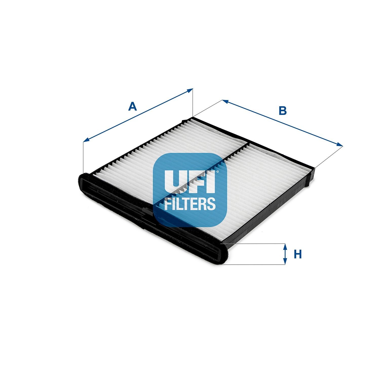 UFI Particulate Filter, 223 mm x 198 mm x 20 mm Width: 198mm, Height: 20mm, Length: 223mm Cabin filter 53.330.00 buy