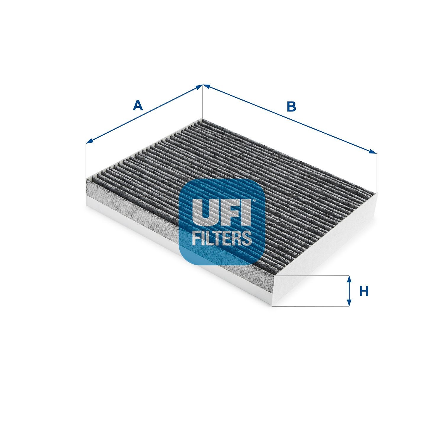 Aircon filter UFI Activated Carbon Filter, 225 mm x 277 mm x 40 mm - 54.289.00