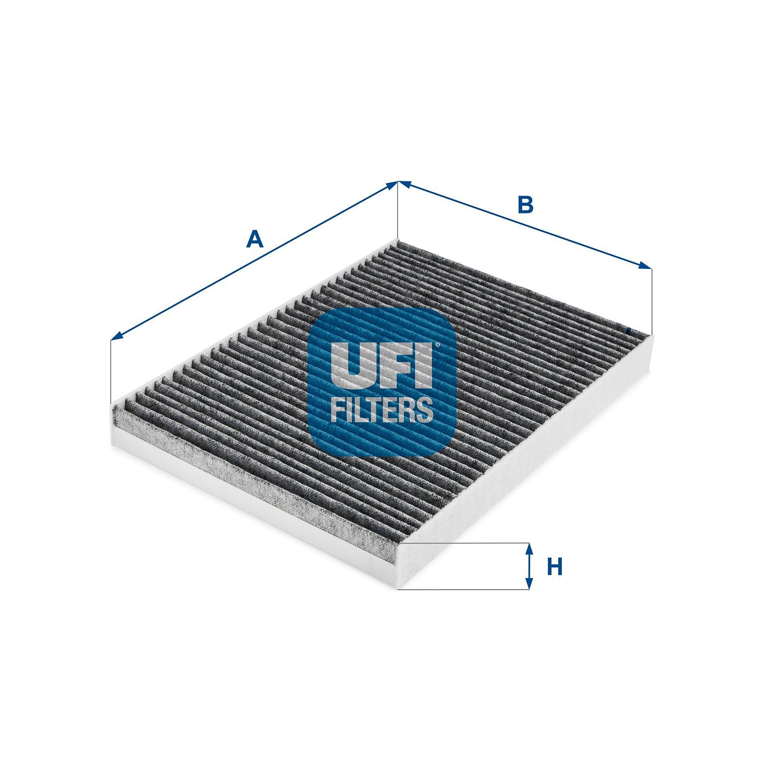 UFI Activated Carbon Filter, 306 mm x 219 mm x 30 mm Width: 219mm, Height: 30mm, Length: 306mm Cabin filter 54.292.00 buy