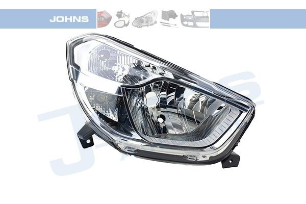 JOHNS 25 71 10 Headlight Right, H4, with daytime running light, with indicator, without motor for headlamp levelling
