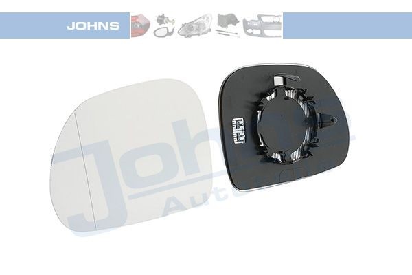JOHNS 30 04 37-81 Wing mirror glass FIAT 500 2011 price