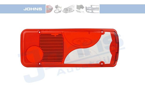 JOHNS 50 64 88-51 Lens, combination rearlight Right, without bulb holder