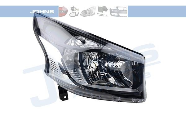 JOHNS 60 82 10 Headlight Right, H4, with daytime running light, without motor for headlamp levelling