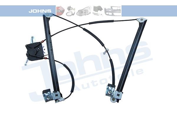 JOHNS 95 19 41-23 Window regulator Left Front, Operating Mode: Electric, without electric motor