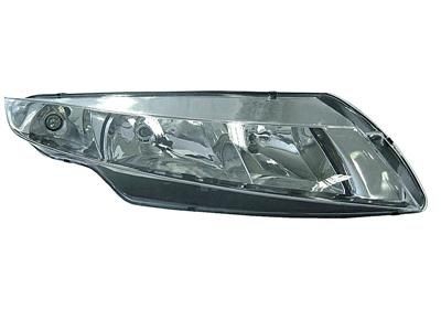 VAN WEZEL 2580962 Headlight Right, H7, H1, Crystal clear, for right-hand traffic, with motor for headlamp levelling, PX26d
