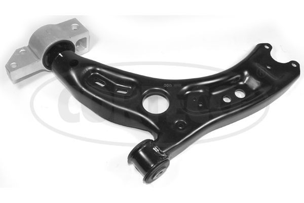 CORTECO 49400397 Suspension arm with rubber mount, without ball joint, Front Axle Left, Lower, Control Arm, Sheet Steel
