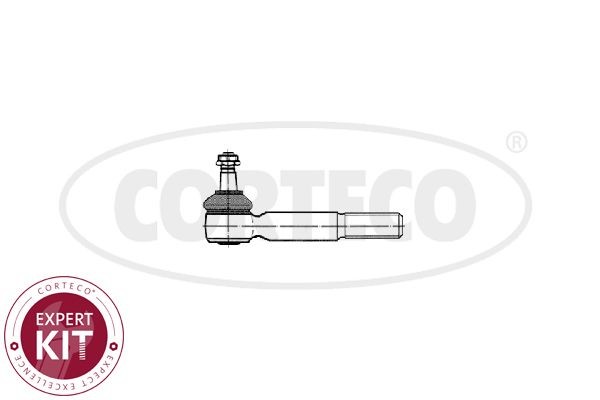 CORTECO 49401250 Track rod end M 24 x 1,5 mm, Front Axle Right