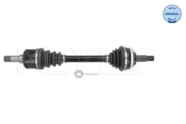 MEYLE 40-14 498 0076 Drive shaft Front Axle Left, 630mm, Ø: 30,5mm, ORIGINAL Quality