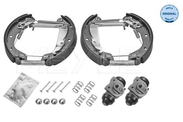 614 533 0011 MEYLE Drum brake kit OPEL Rear Axle, with wheel brake cylinder, with lever, with accessories, ORIGINAL Quality