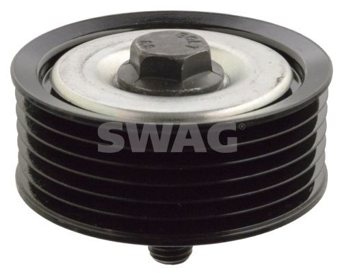 Mercedes E-Class Deflection guide pulley v ribbed belt 12852104 SWAG 10 10 2153 online buy
