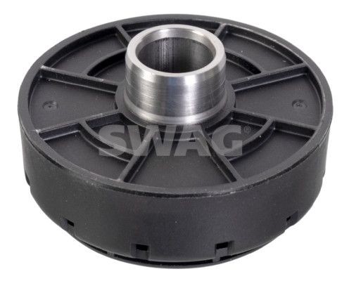 SWAG 38 10 3097 Fuel cap 67 mm, not lockable, Plastic, black, with support strap