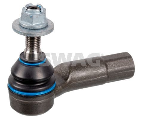 74 10 2849 SWAG Tie rod end ALFA ROMEO Front Axle Right, with nut