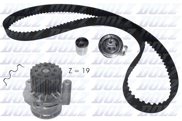 02KD013 DOLZ KD105 Water pump + timing belt kit Audi A6 C5 Avant 1.9 TDI 130 hp Diesel 2003 price