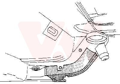VAN WEZEL 3003.27 AUDI Chassis leg in original quality