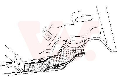 VAN WEZEL 3010328 MERCEDES-BENZ Chassis leg in original quality