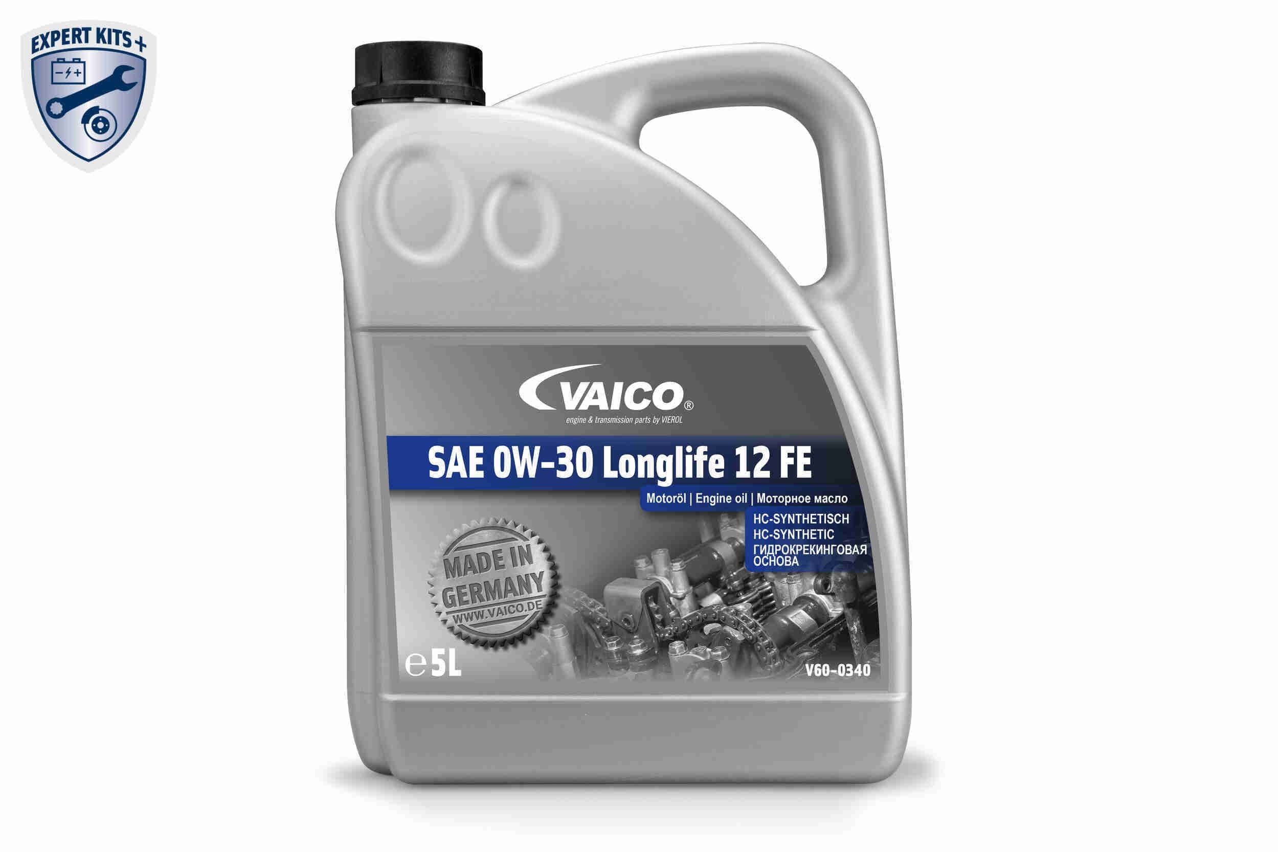 Car oil VAICO 0W-30, 5l longlife V60-0340