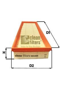 CLEAN FILTER MA3455 Air filter 13 71 7 561 235