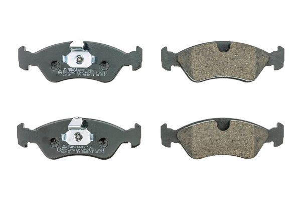 21190 AISIN prepared for wear indicator Height: 52,6mm, Width: 156,4mm, Thickness: 18mm Brake pads BPOP-1016 buy