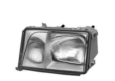 VAN WEZEL 3025962 Headlight Right, H4, H3, for right-hand traffic, without motor for headlamp levelling, P43t
