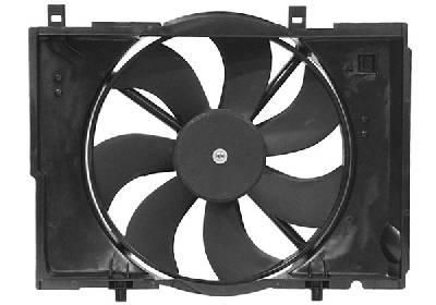 Original VAN WEZEL Radiator cooling fan 3030747 for MERCEDES-BENZ C-Class