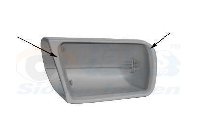 original W210 Cover, outside mirror right and left VAN WEZEL 3031842
