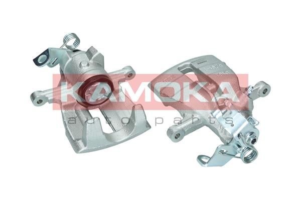 KAMOKA JBC0283 Brake caliper Grey Cast Iron, 144mm, Rear Axle Left, without electric motor