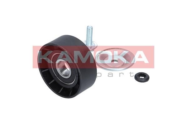 Volkswagen FOX Deflection / Guide Pulley, v-ribbed belt KAMOKA R0108 cheap