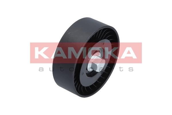 KAMOKA R0119 Deflection / Guide Pulley, v-ribbed belt with attachment material, with screw
