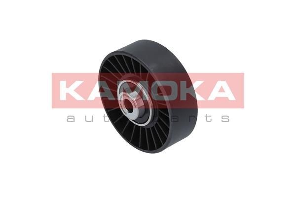 KAMOKA R0243 Deflection / Guide Pulley, v-ribbed belt with accessories, with attachment material, with cap