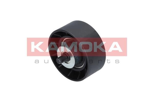 KAMOKA R0251 Deflection / Guide Pulley, v-ribbed belt with attachment material, with screw