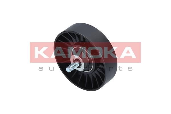 KAMOKA with attachment material, with screw Ø: 90mm Deflection / Guide Pulley, v-ribbed belt R0252 buy