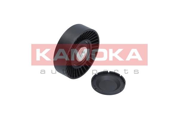 KAMOKA R0345 Deflection / Guide Pulley, v-ribbed belt with accessories, with cap