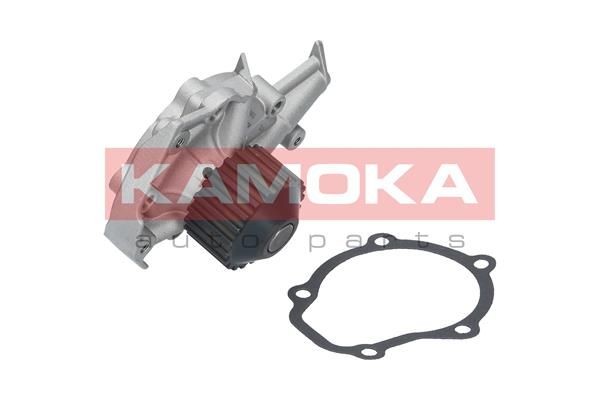 KAMOKA T0065 Water pump Number of Teeth: 22, Cast Aluminium, with seal, Metal