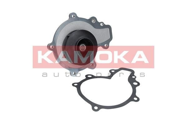KAMOKA T0068 Water pump Cast Aluminium, with seal, Metal