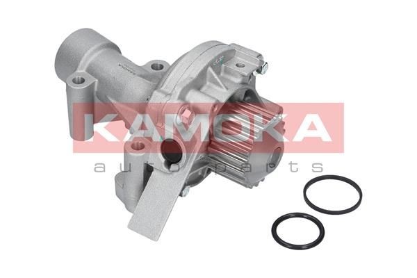 KAMOKA T0090 Water pump with housing, for timing belt drive