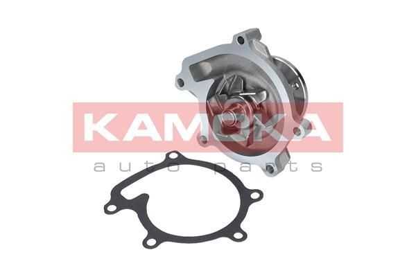 KAMOKA T0110 Water pump Cast Aluminium, with seal, Metal