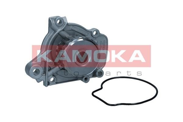 KAMOKA T0149 Water pump Number of Teeth: 19, with gaskets/seals, Metal, for toothed belt drive