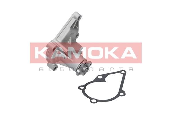KAMOKA T0156 Water pump with gaskets/seals, Metal, for v-ribbed belt use