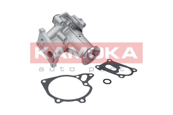 T0161 KAMOKA Water pumps HYUNDAI with gaskets/seals, Metal, for v-belt use