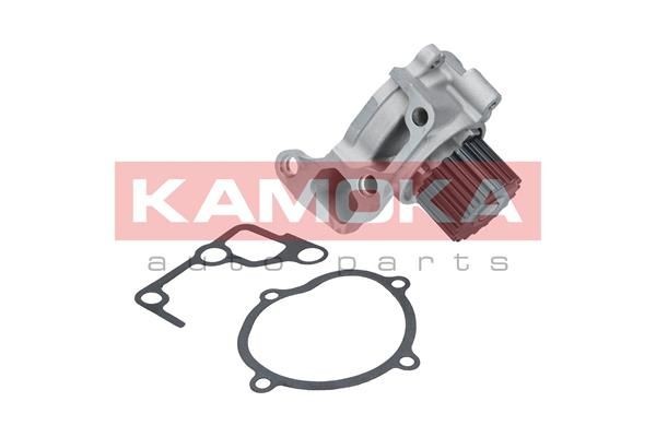 KAMOKA T0179 Water pump Number of Teeth: 19, with gaskets/seals, Metal, for toothed belt drive