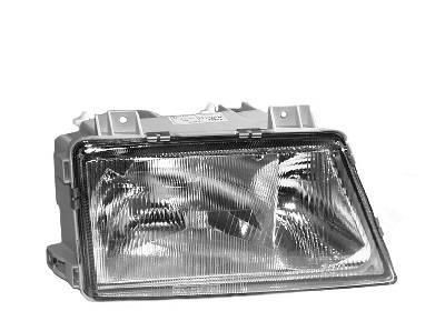 VAN WEZEL 3075962 Headlight Right, H1/H1, for right-hand traffic, without motor for headlamp levelling, P14.5s
