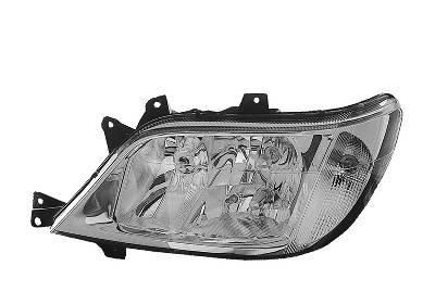 VAN WEZEL 3076965 Headlight Left, H7, H3, Crystal clear, Crystal clear, for right-hand traffic, without motor for headlamp levelling, PK22s